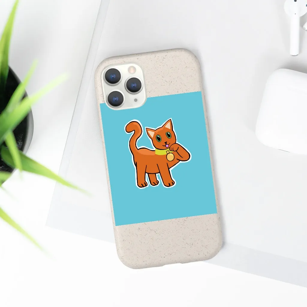 Orange Kitty Biodegradable Case