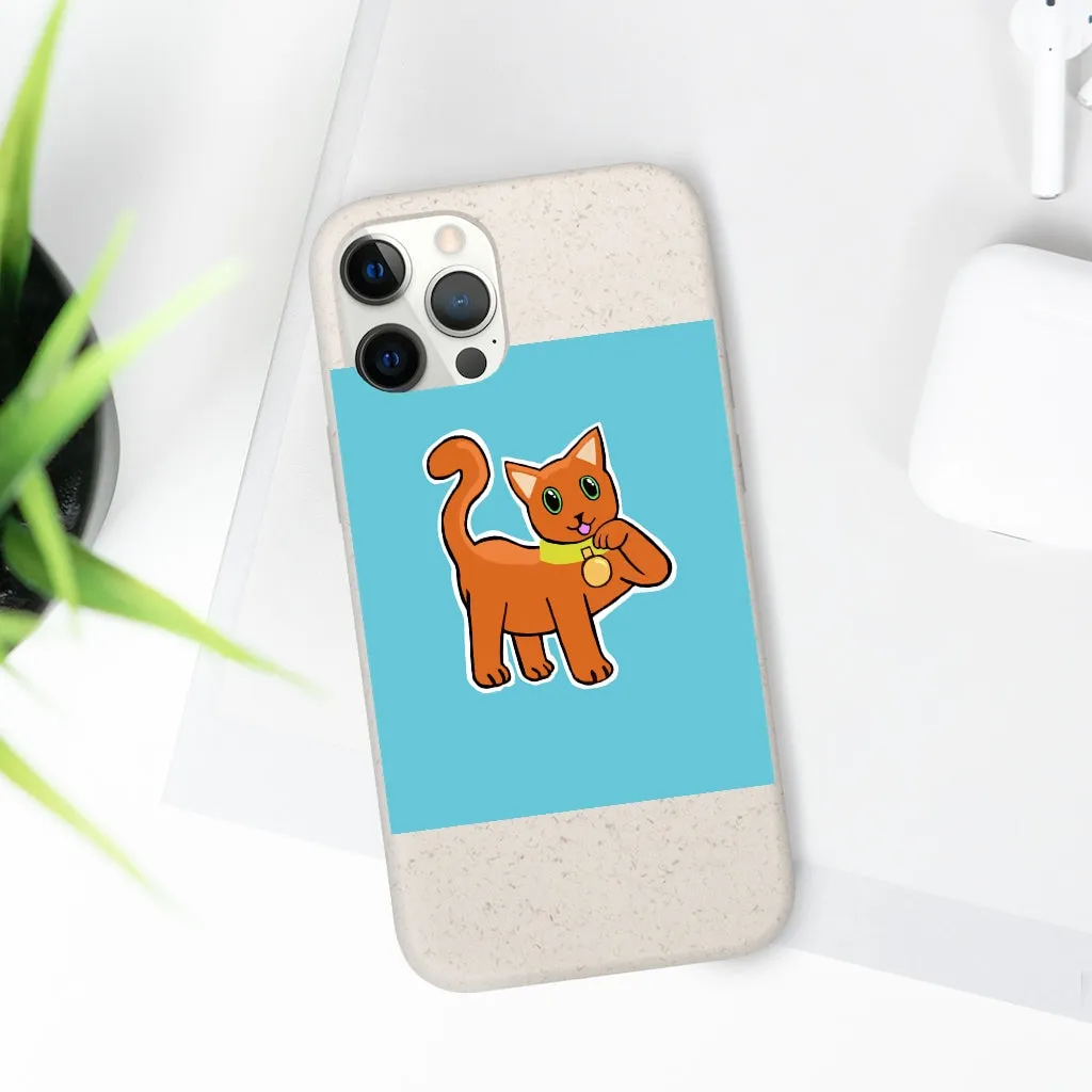 Orange Kitty Biodegradable Case