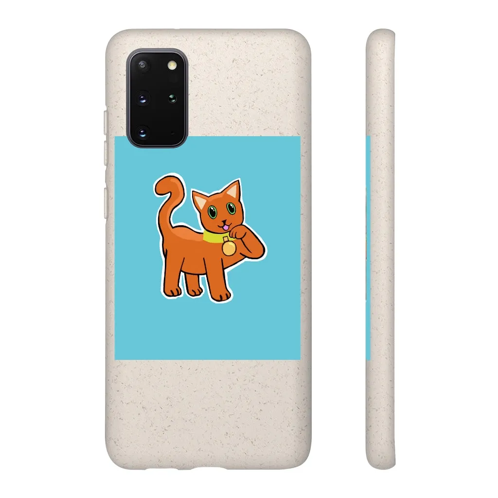 Orange Kitty Biodegradable Case