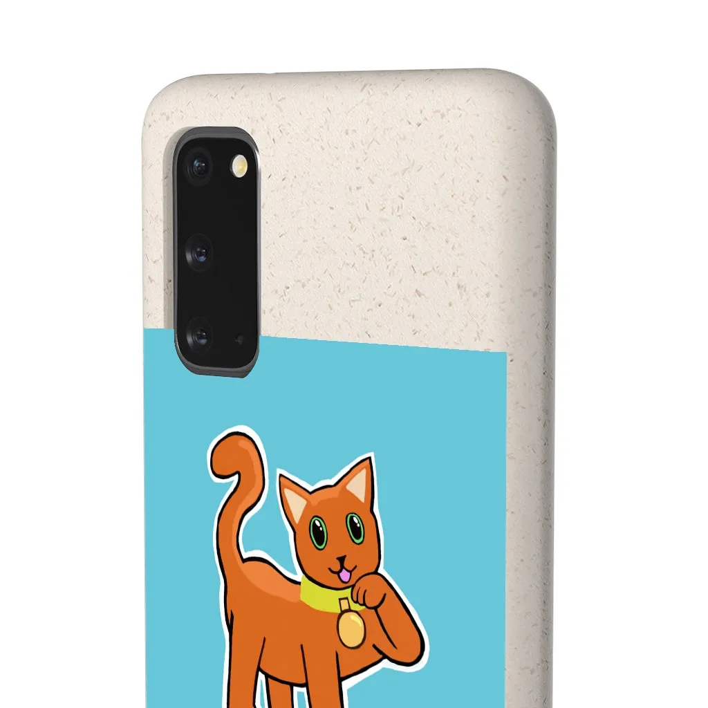 Orange Kitty Biodegradable Case