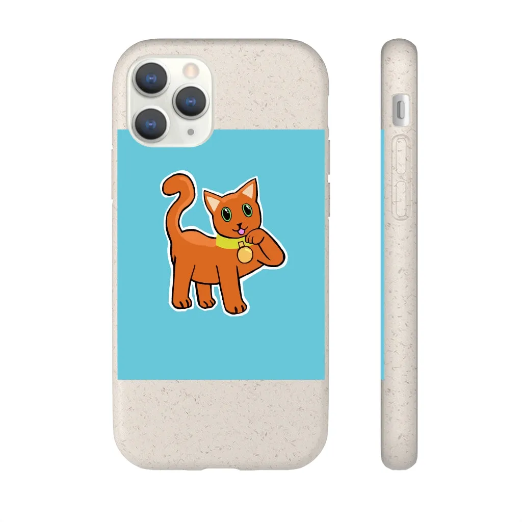 Orange Kitty Biodegradable Case