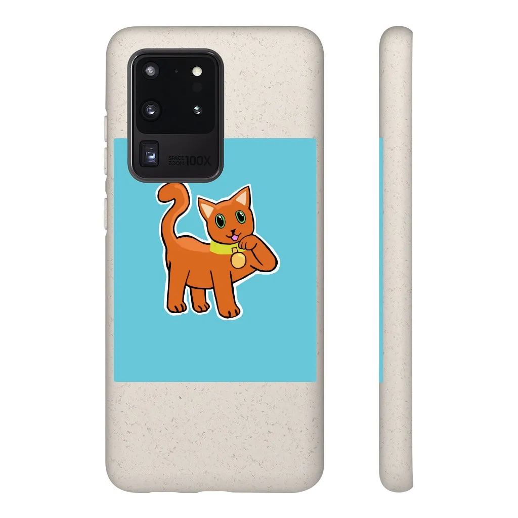 Orange Kitty Biodegradable Case