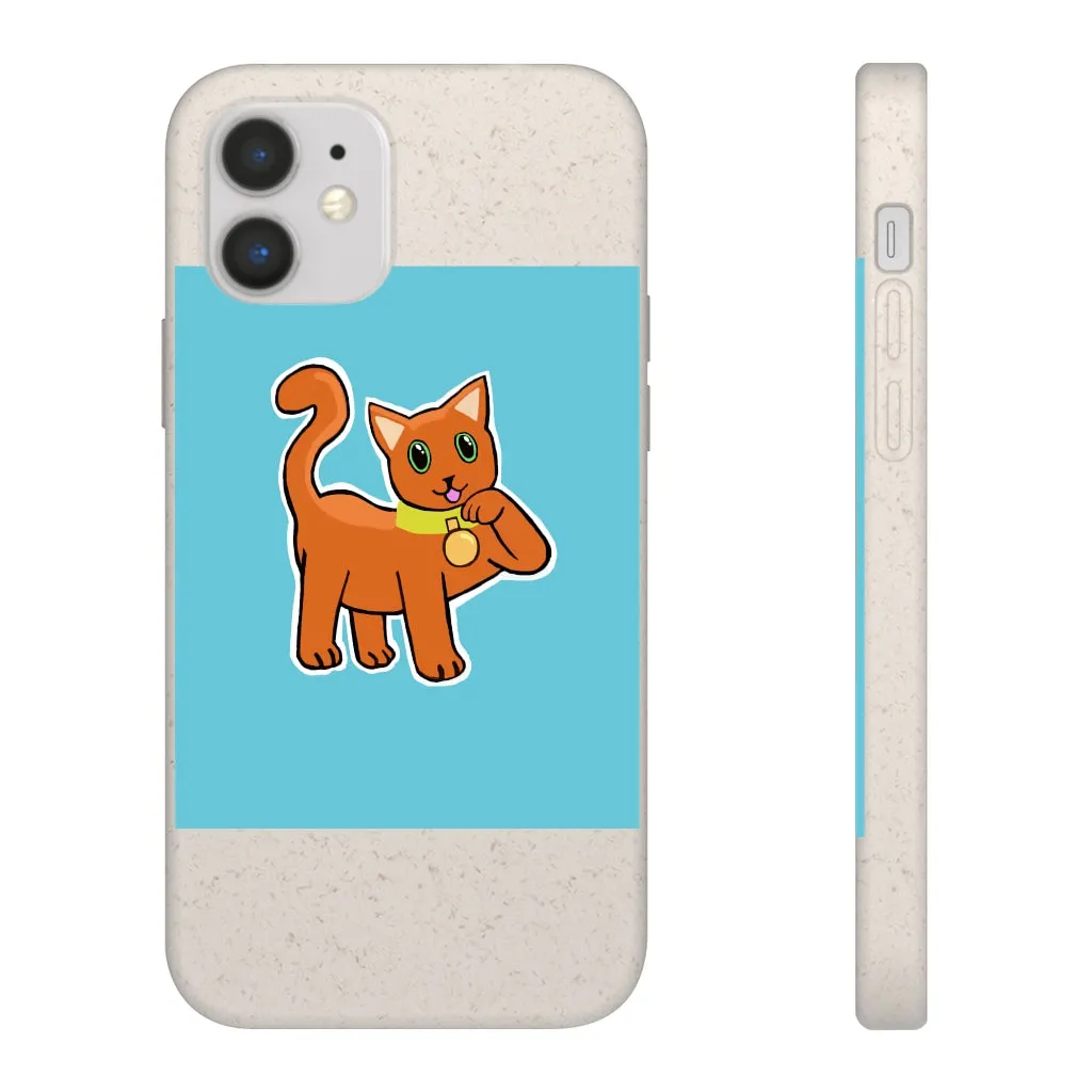 Orange Kitty Biodegradable Case