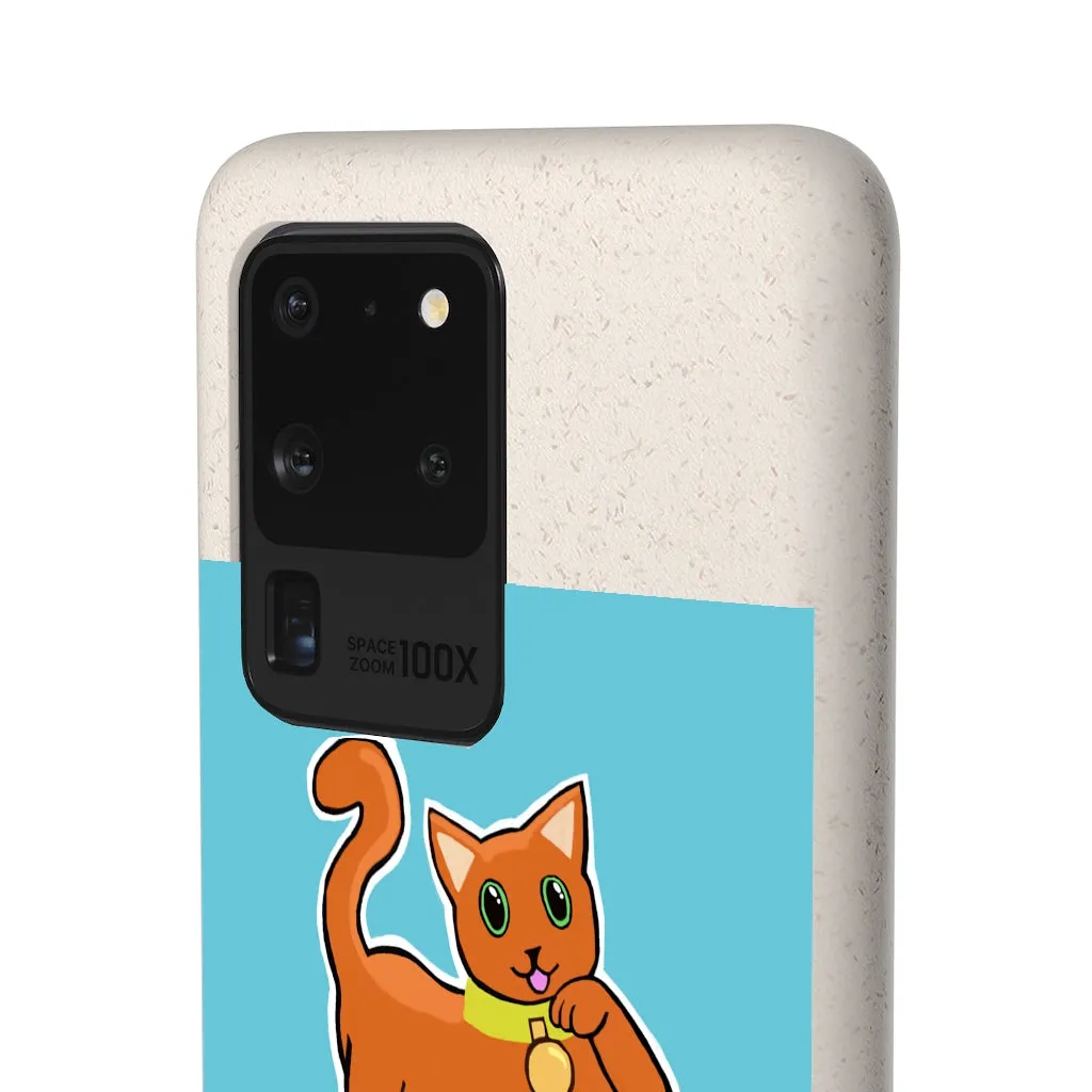 Orange Kitty Biodegradable Case