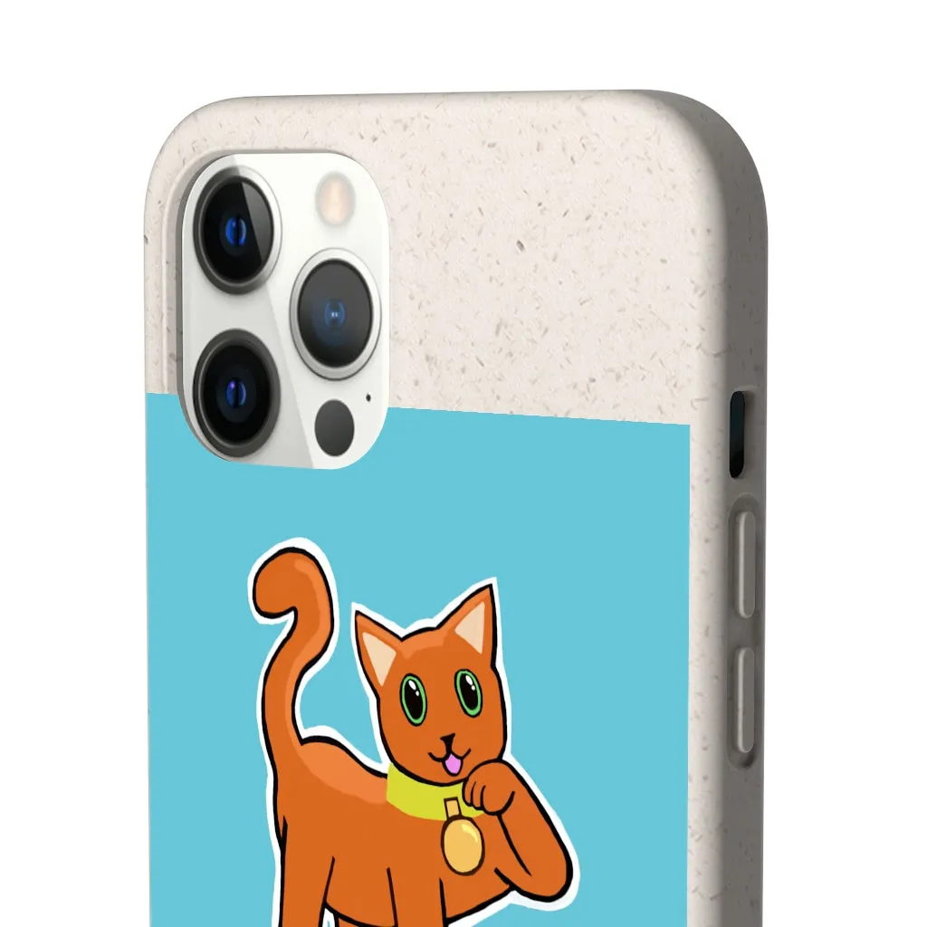 Orange Kitty Biodegradable Case