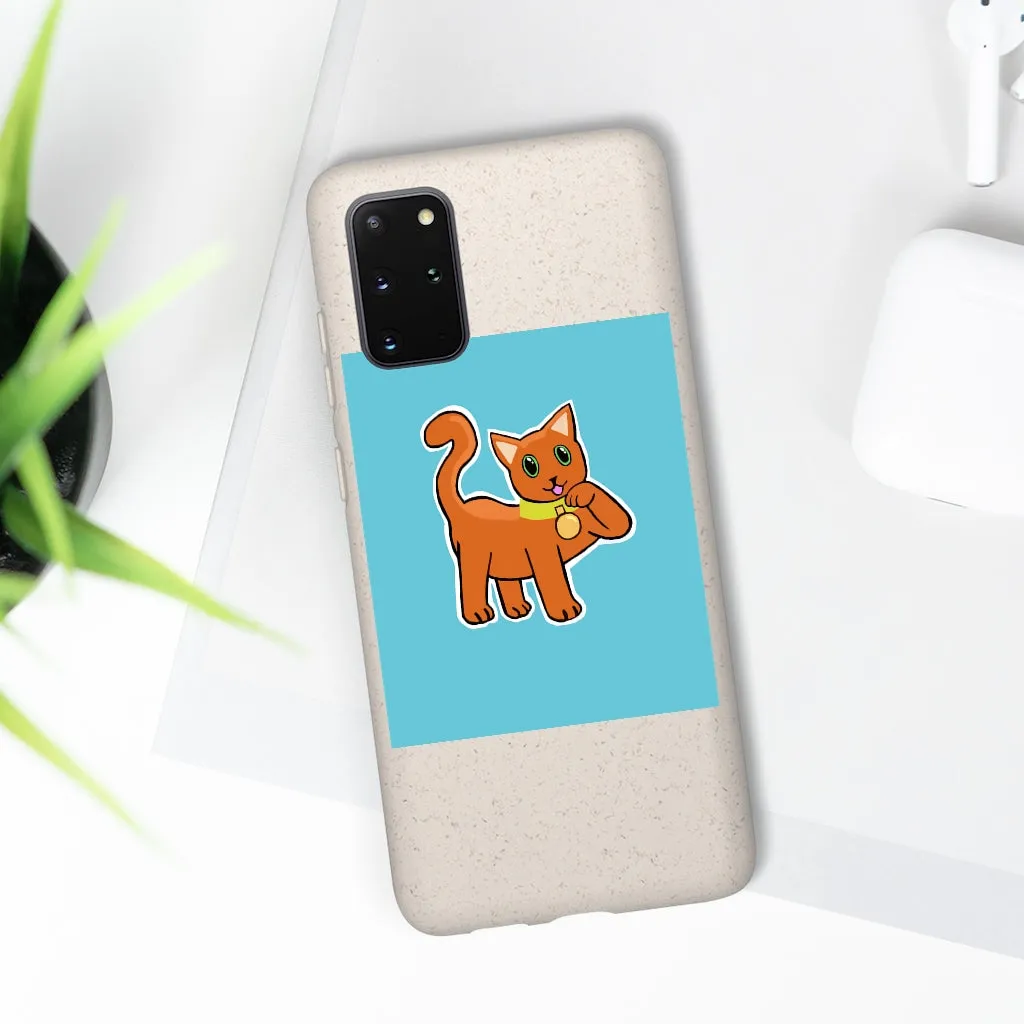 Orange Kitty Biodegradable Case