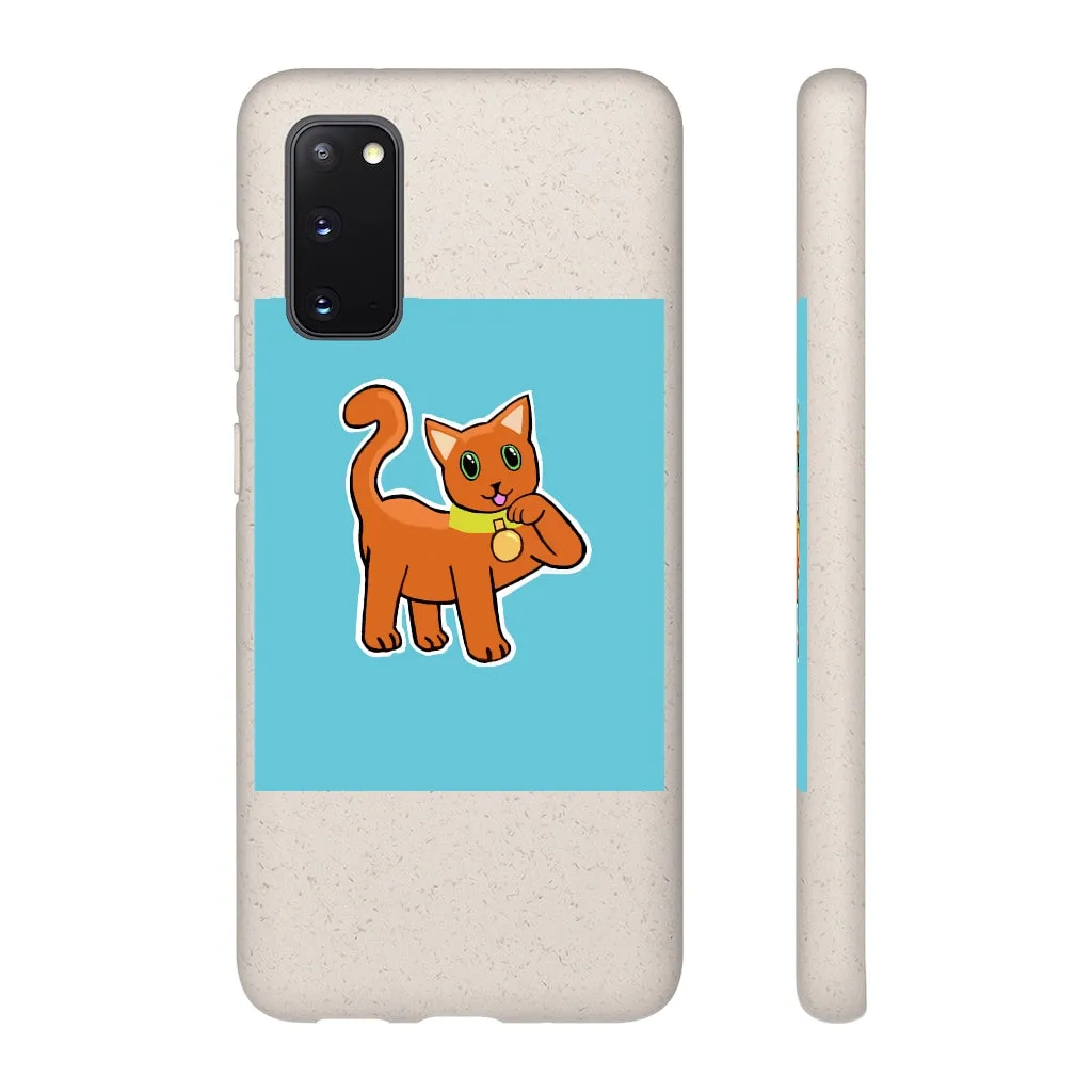 Orange Kitty Biodegradable Case