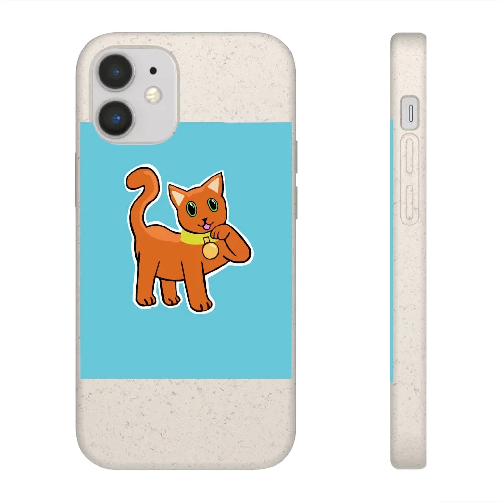 Orange Kitty Biodegradable Case