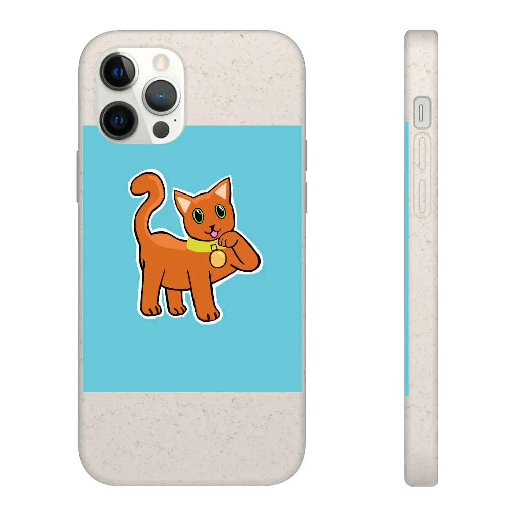 Orange Kitty Biodegradable Case