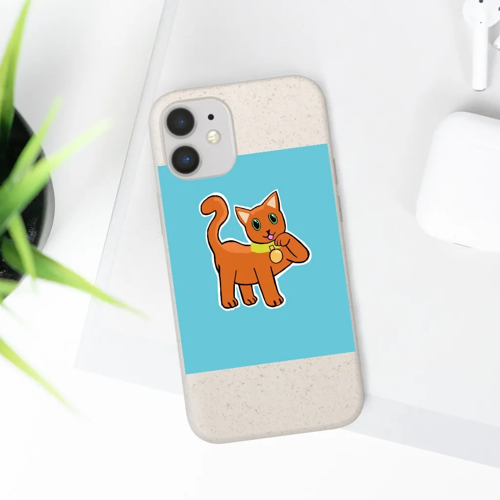 Orange Kitty Biodegradable Case