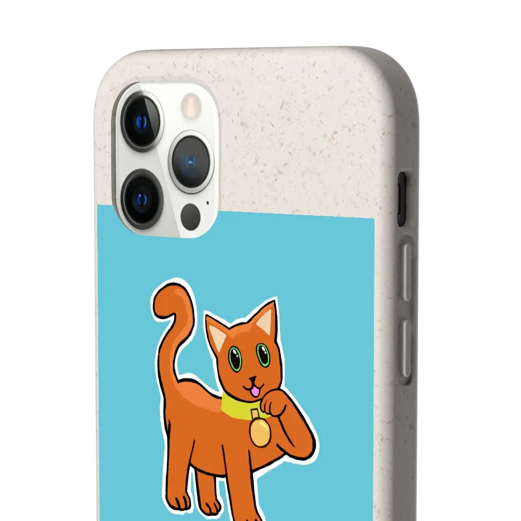 Orange Kitty Biodegradable Case