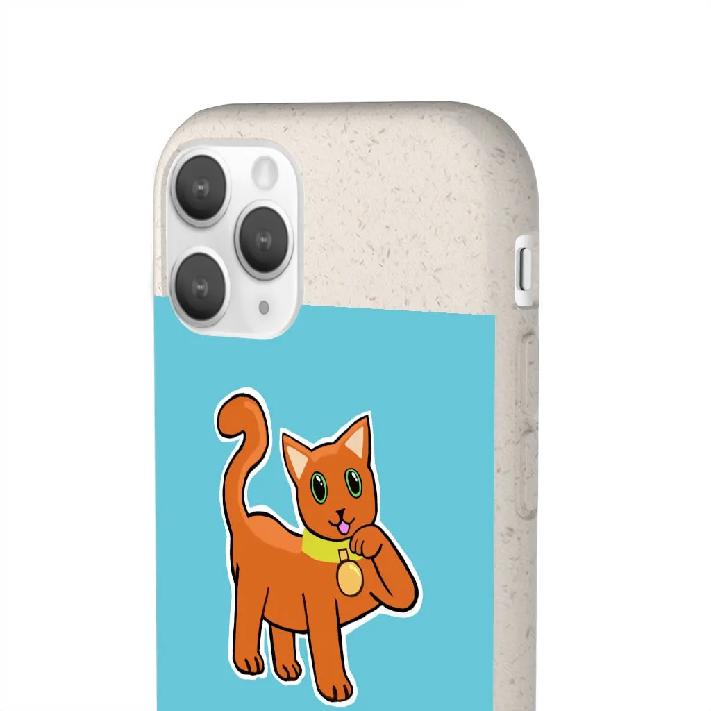 Orange Kitty Biodegradable Case