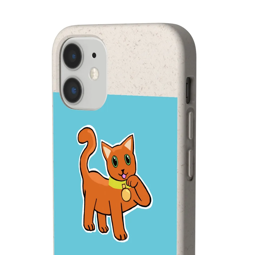 Orange Kitty Biodegradable Case