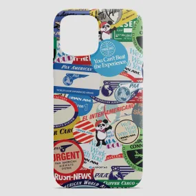 Pan Am Stickers - Phone Case