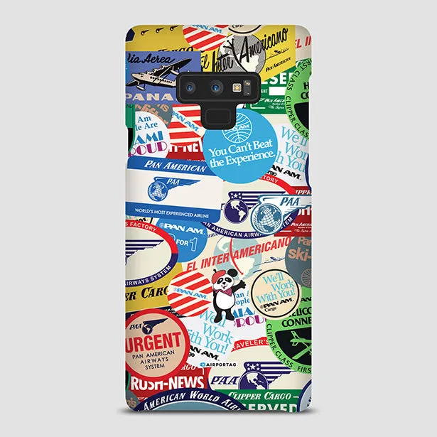 Pan Am Stickers - Phone Case