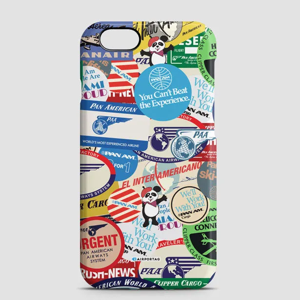 Pan Am Stickers - Phone Case