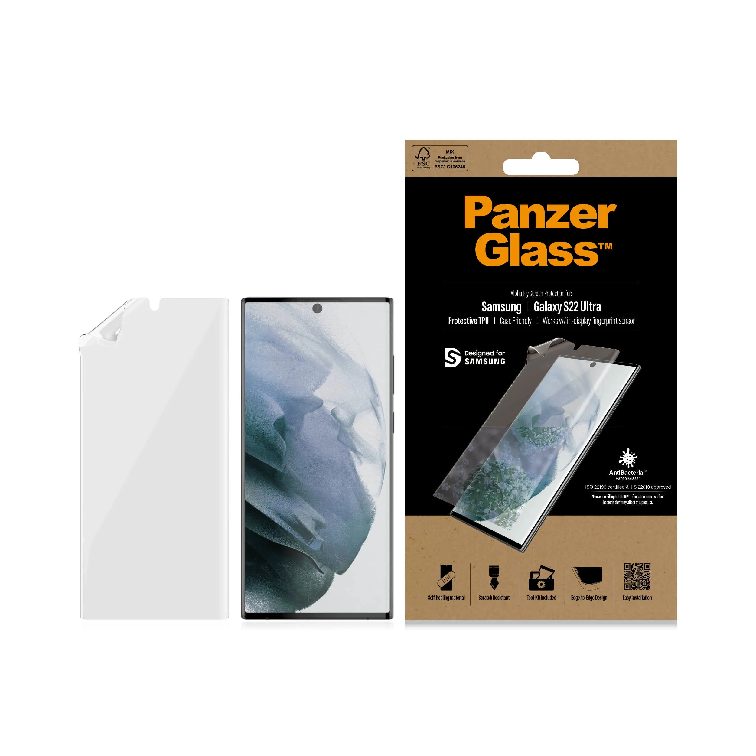 Panzerglass Samsung Galaxy S22 Ultra Cas