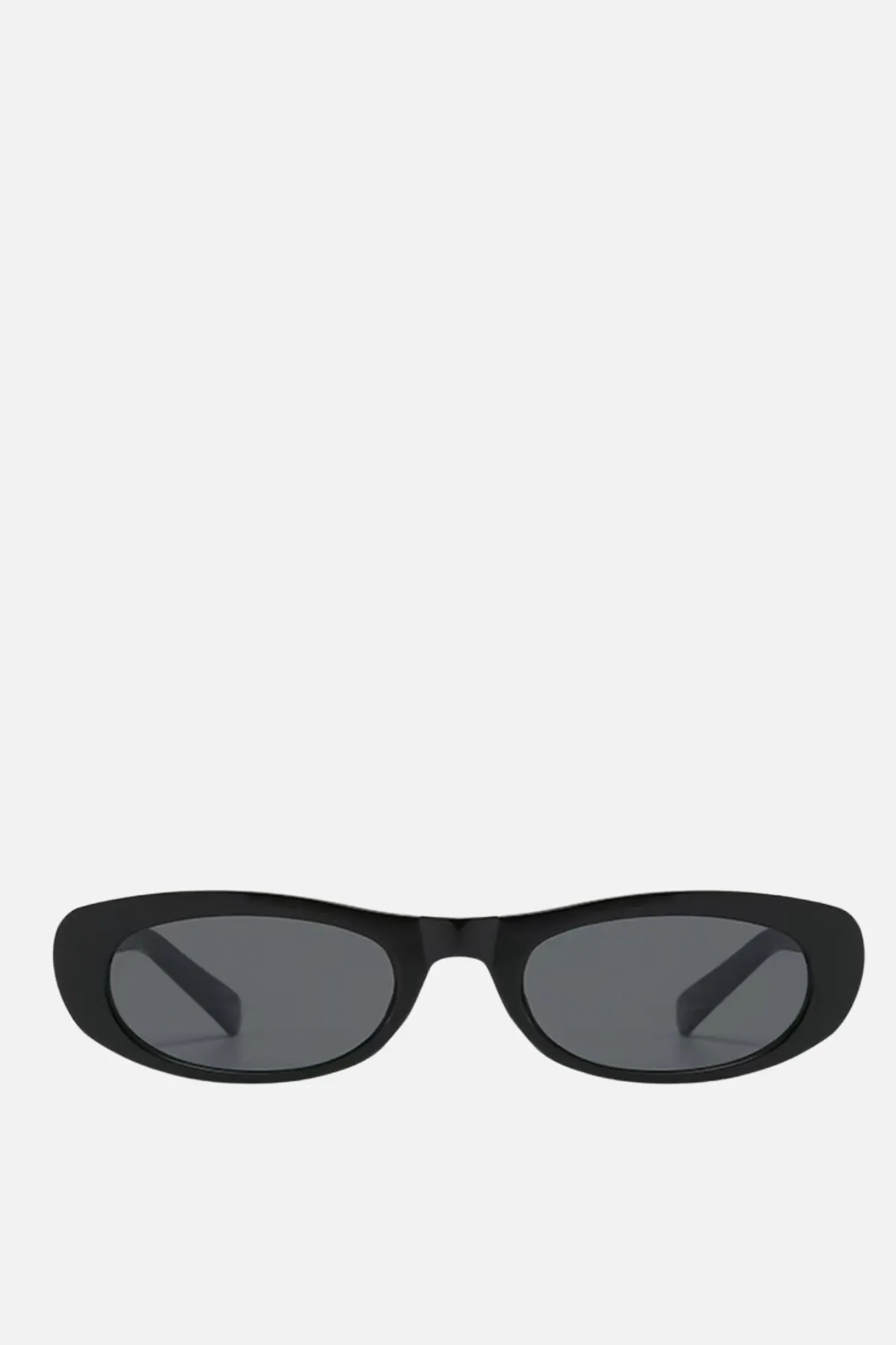 PARIS Black Oval Sunglasses