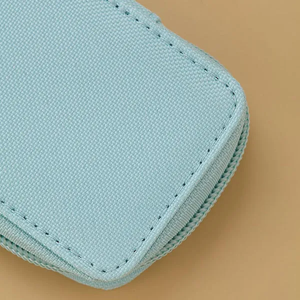 Pastel Zippered Simplest Slim Pencil Case