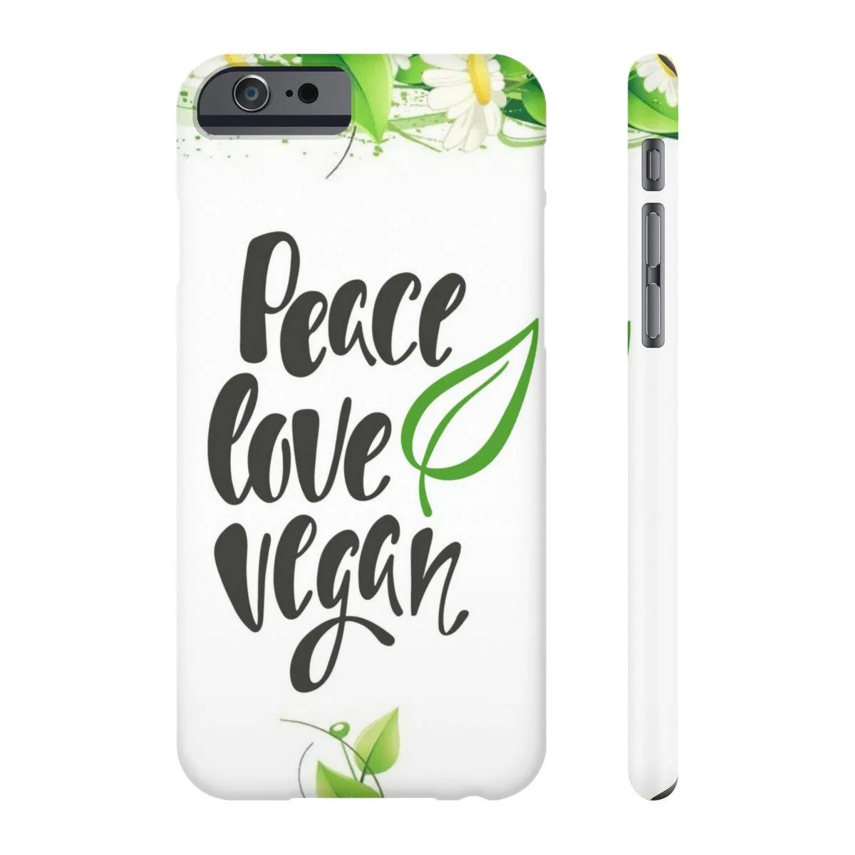 Peace Love Vegan Case Mate Slim Phone Cases