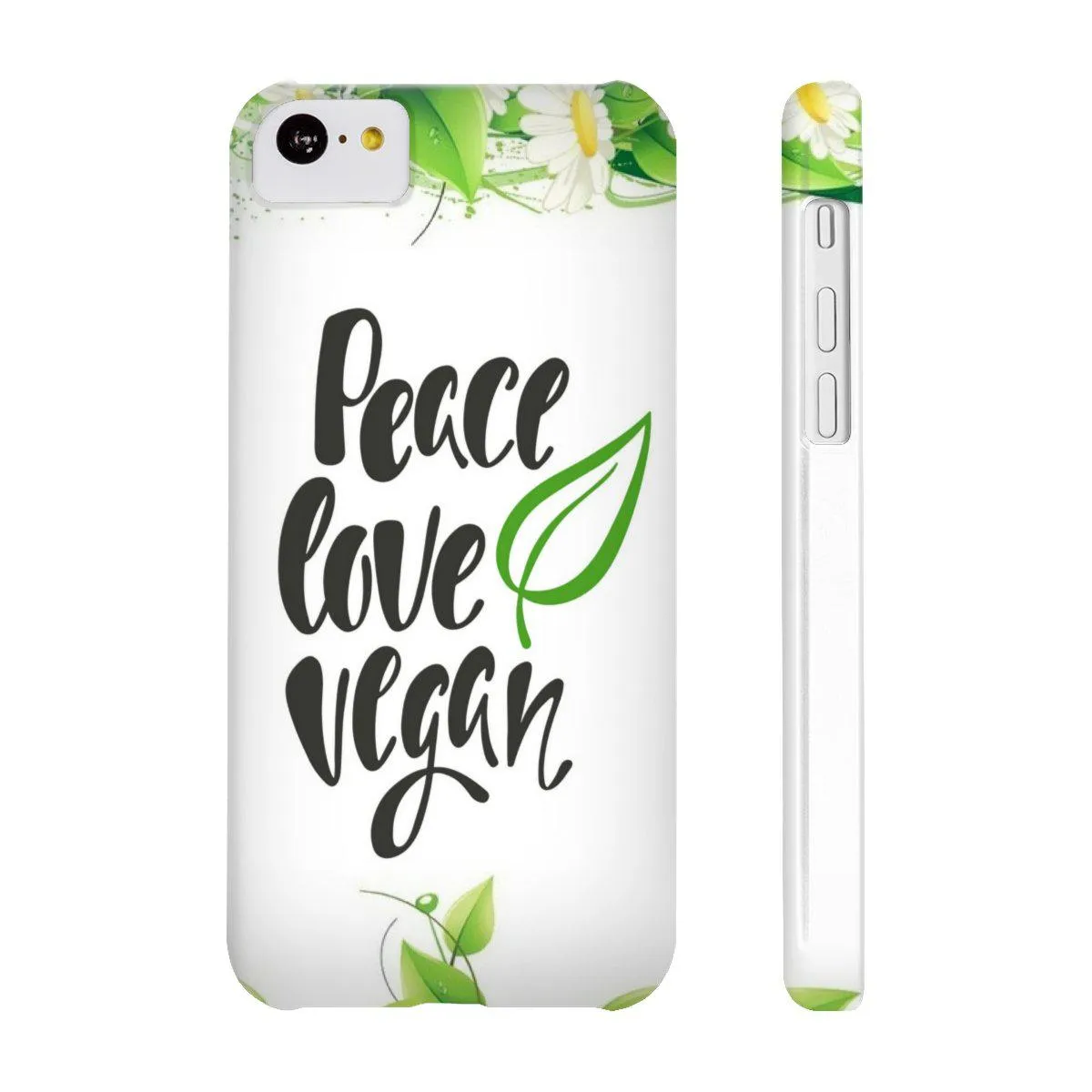 Peace Love Vegan Case Mate Slim Phone Cases