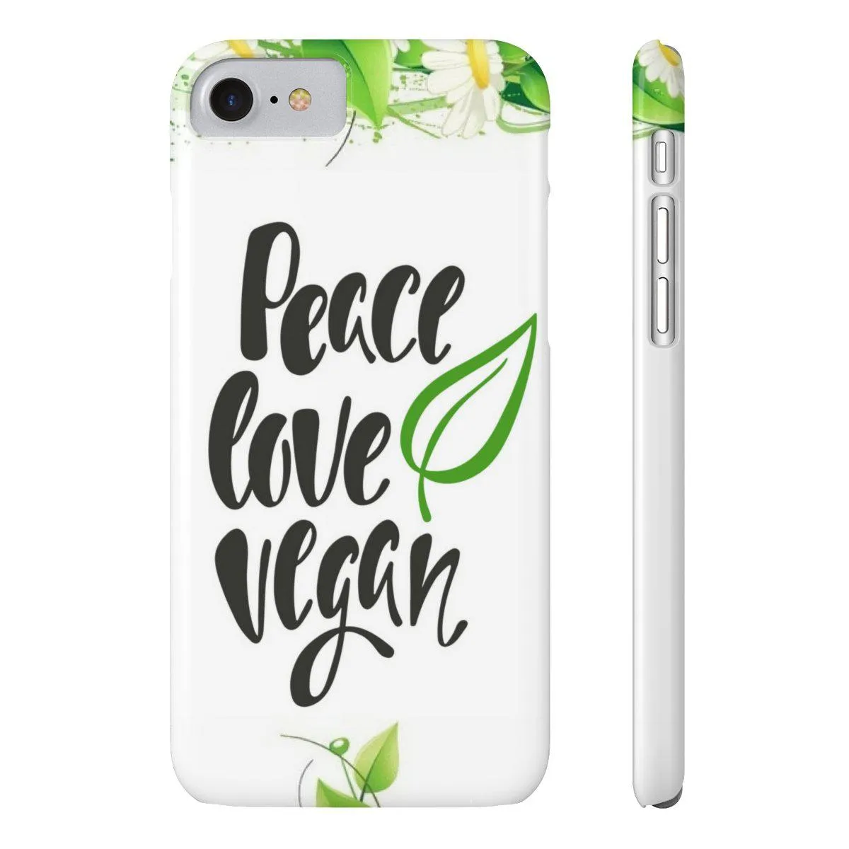 Peace Love Vegan Case Mate Slim Phone Cases