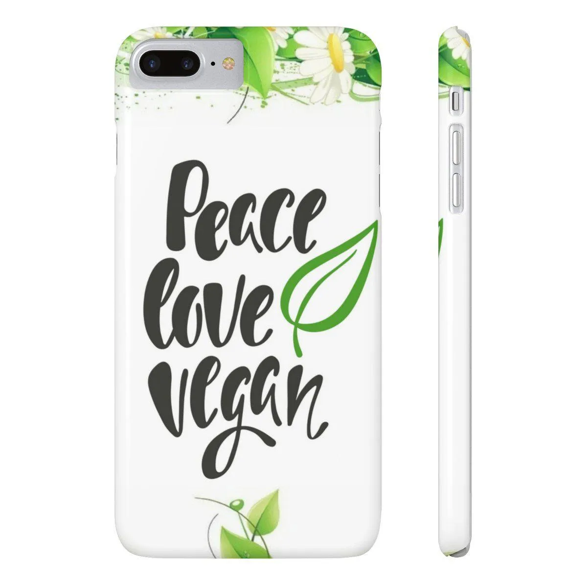 Peace Love Vegan Case Mate Slim Phone Cases