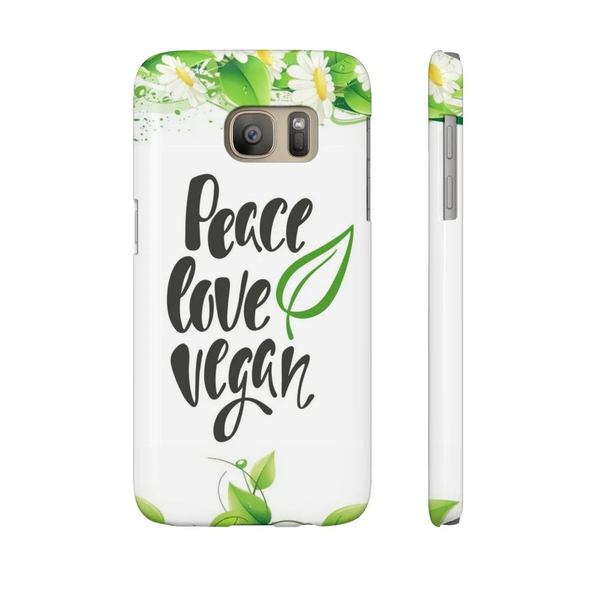 Peace Love Vegan Case Mate Slim Phone Cases