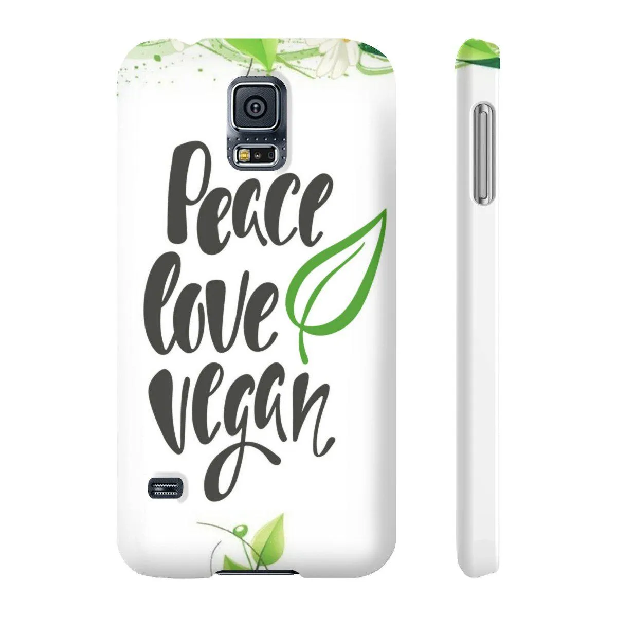 Peace Love Vegan Case Mate Slim Phone Cases