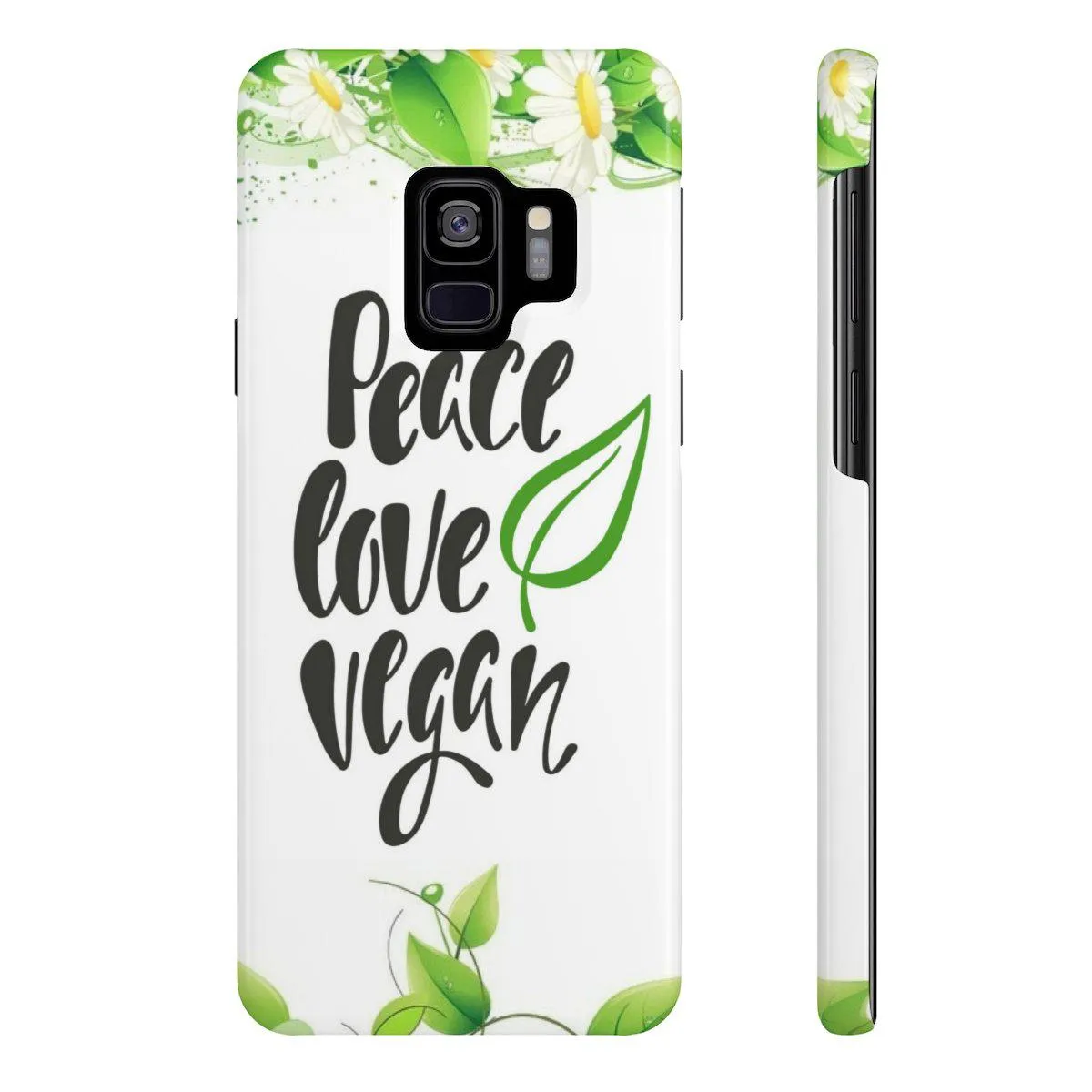 Peace Love Vegan Case Mate Slim Phone Cases