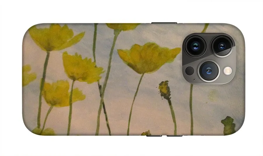 Petalled Yellow  - Phone Case