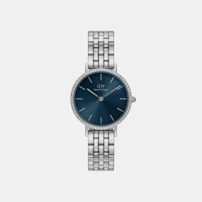 Petite Women's Blue Analog Stainless Steel Watch DW00100664K