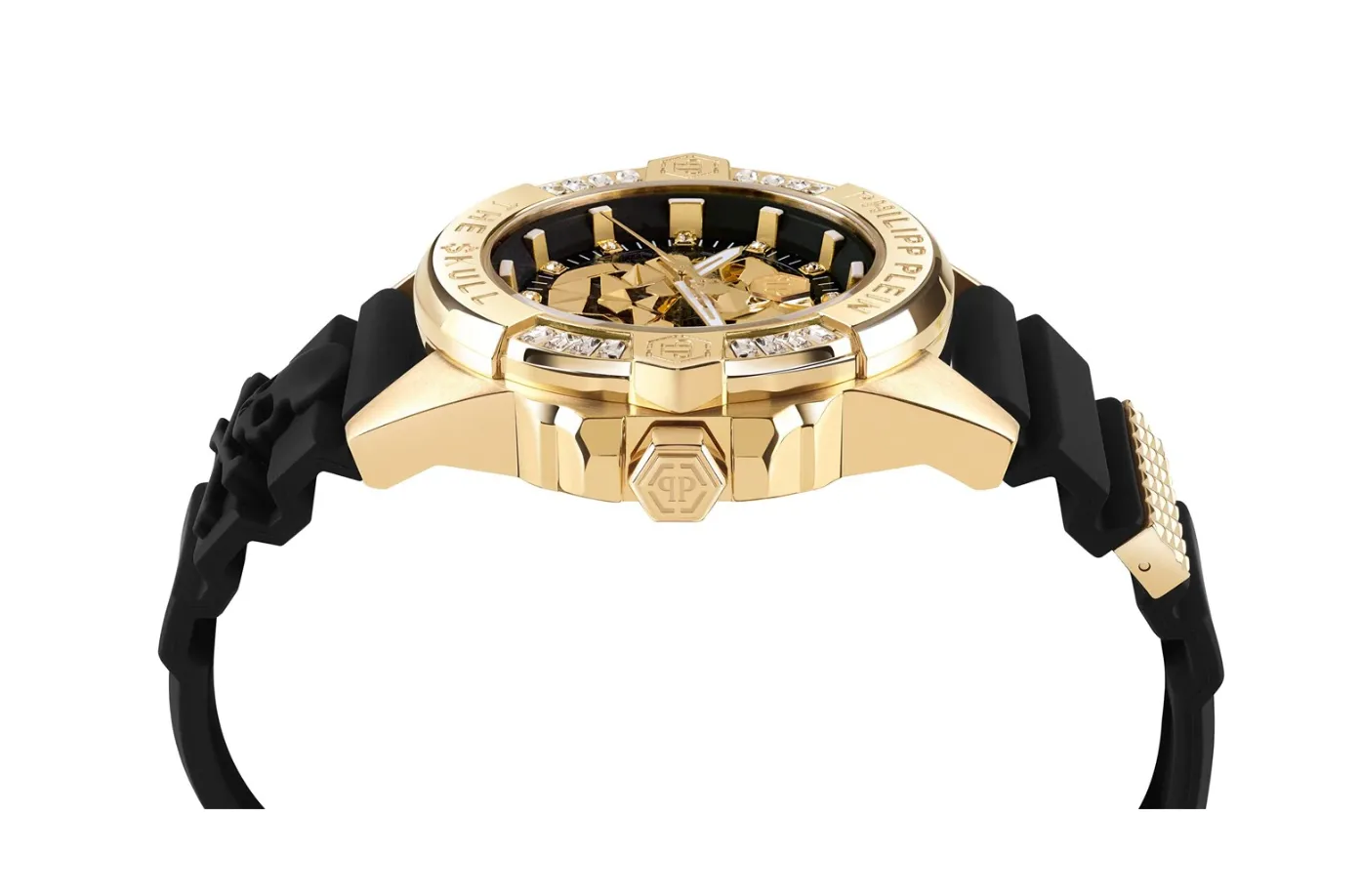 Philipp Plein Mens Watch High-Conic The Skull Gold PWAAA0521