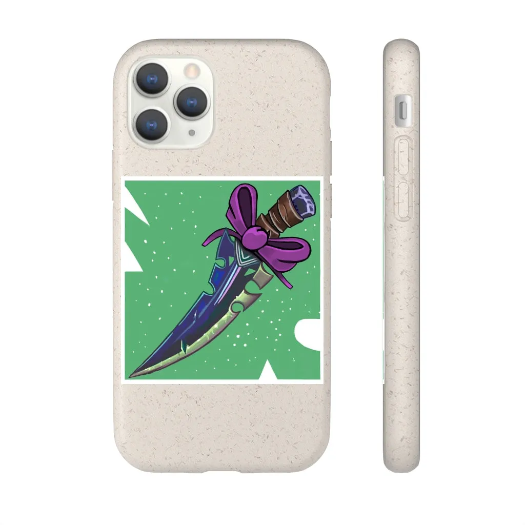 Pink Ribbon and Sword Biodegradable Case