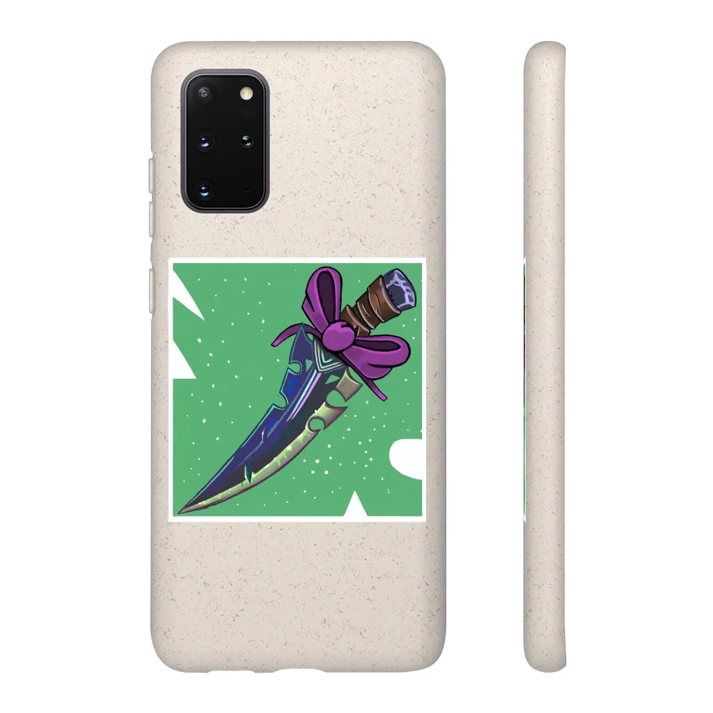 Pink Ribbon and Sword Biodegradable Case