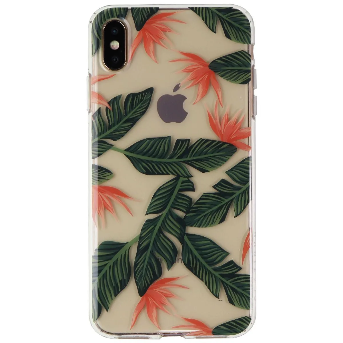 Platinum Hardshell Case for Apple iPhone XR Smartphones- Palm Trees/Clear