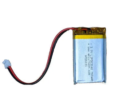 Polymer Lithium Ion Battery 3.7v 700mAH with JST connector