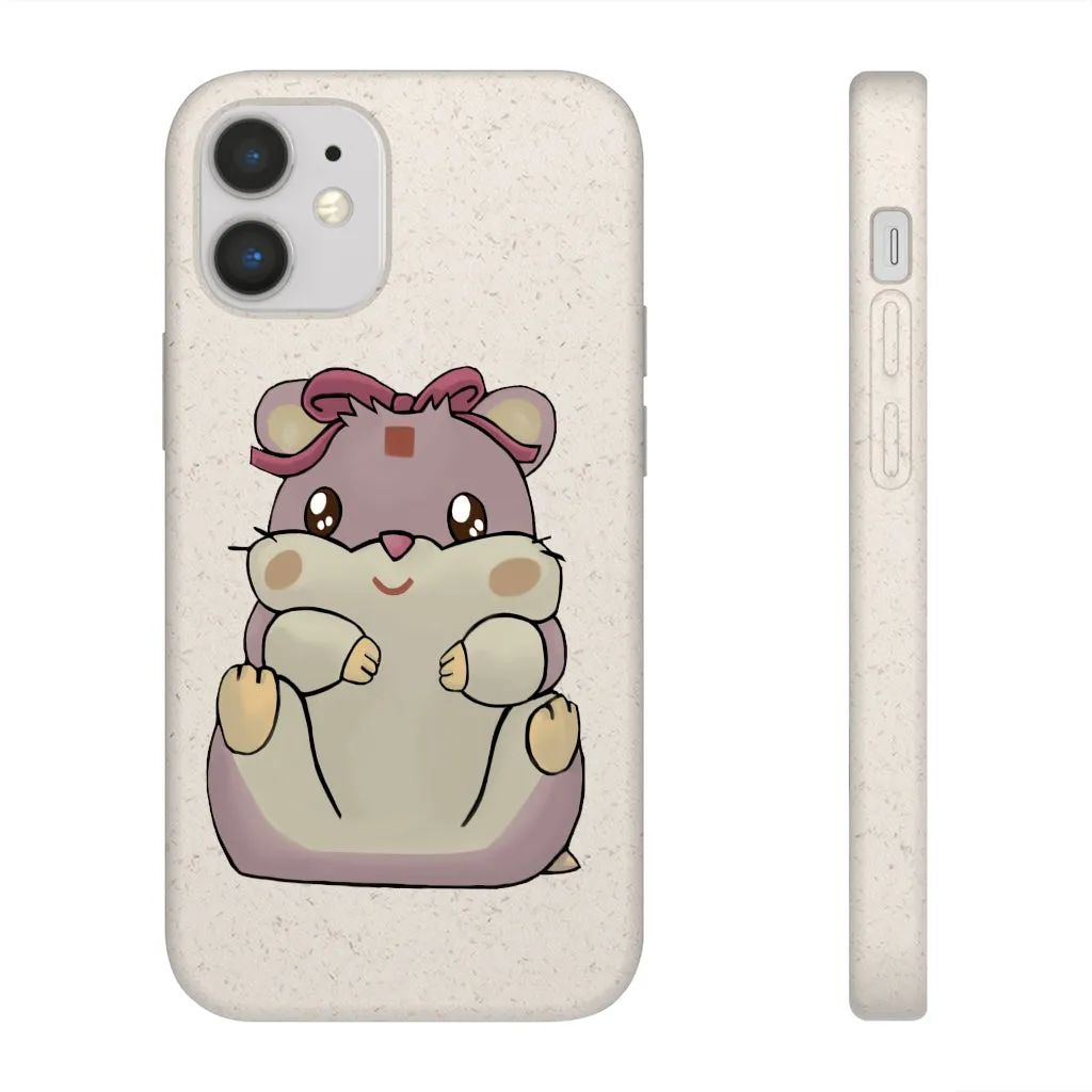 Purple Hamster Biodegradable Case