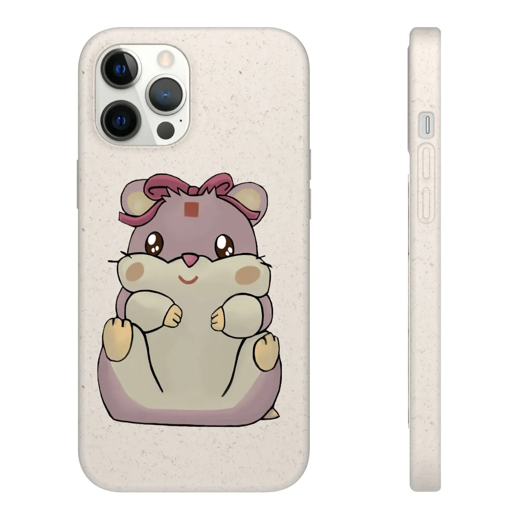 Purple Hamster Biodegradable Case