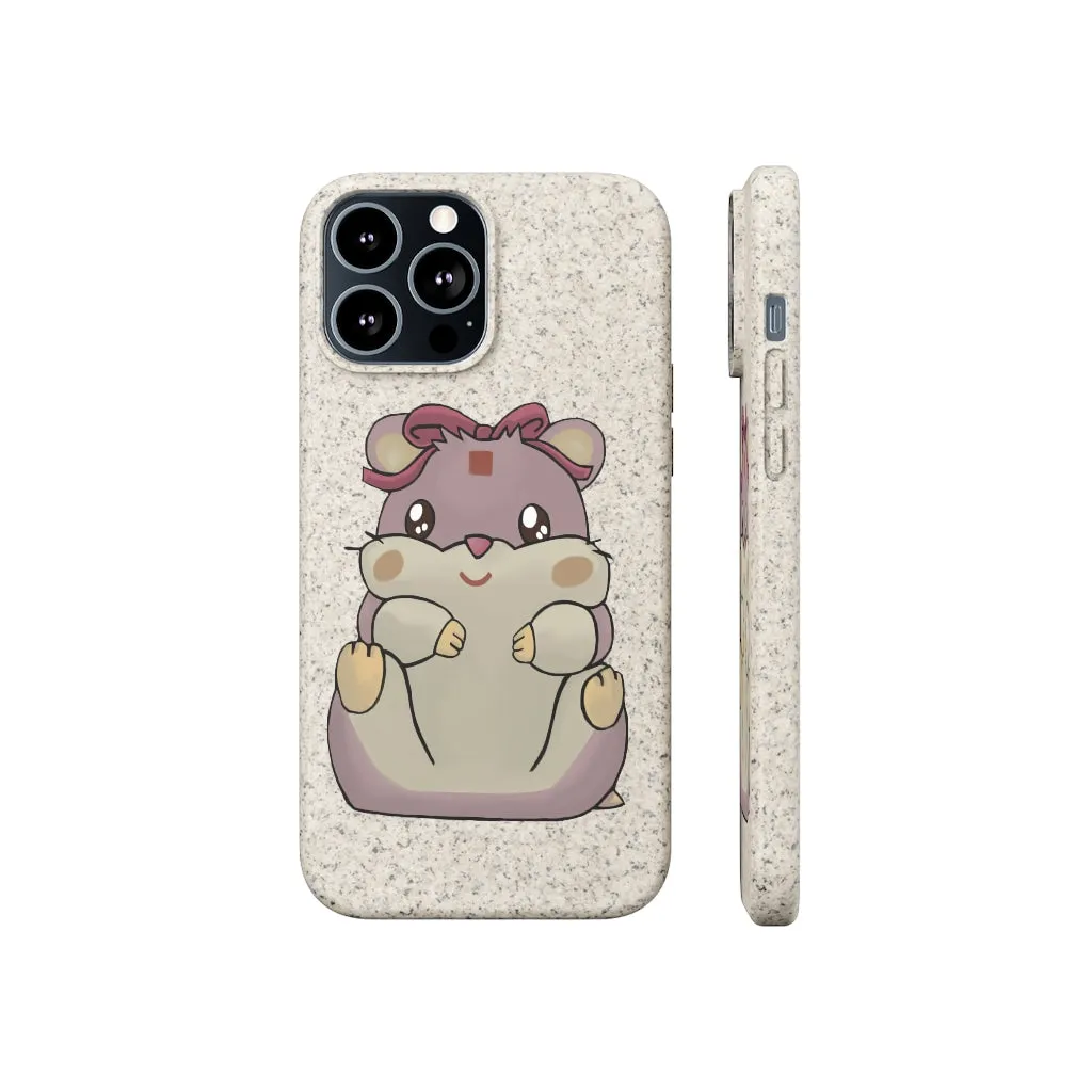 Purple Hamster Biodegradable Case