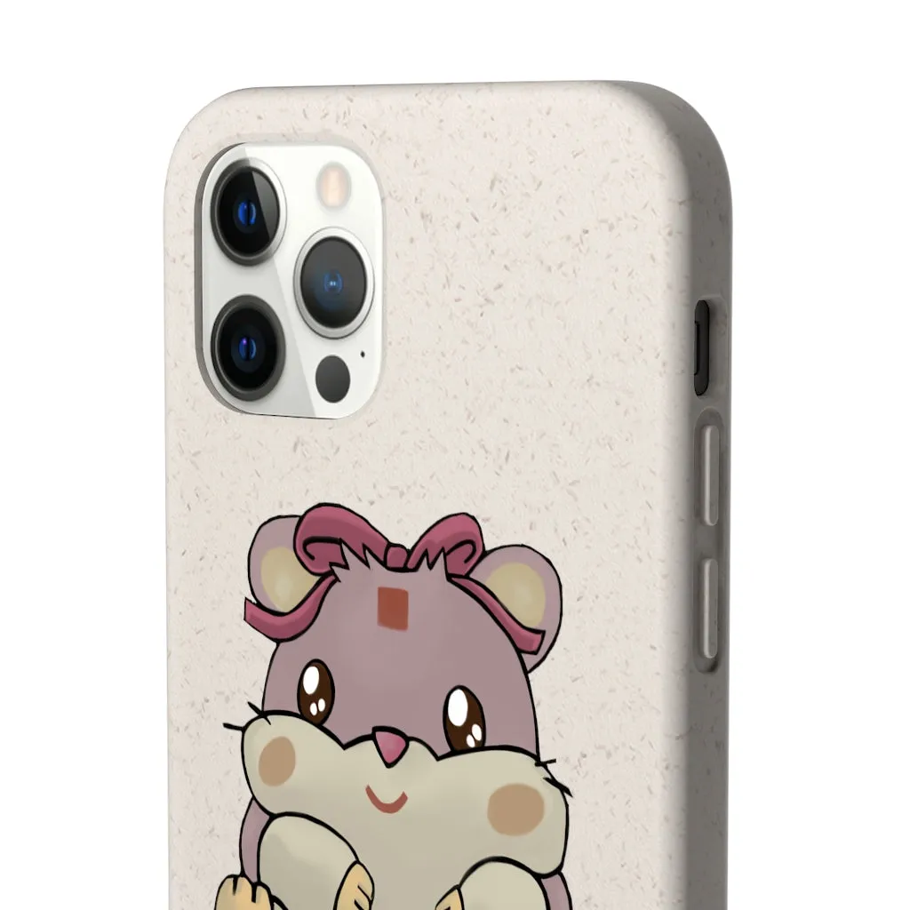 Purple Hamster Biodegradable Case