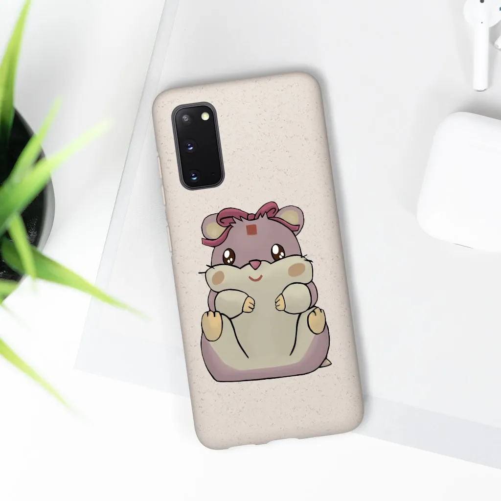 Purple Hamster Biodegradable Case