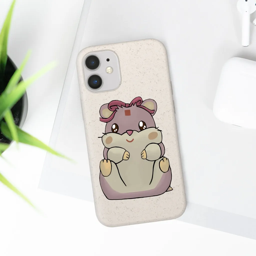 Purple Hamster Biodegradable Case