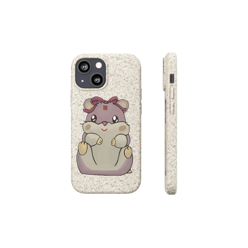 Purple Hamster Biodegradable Case