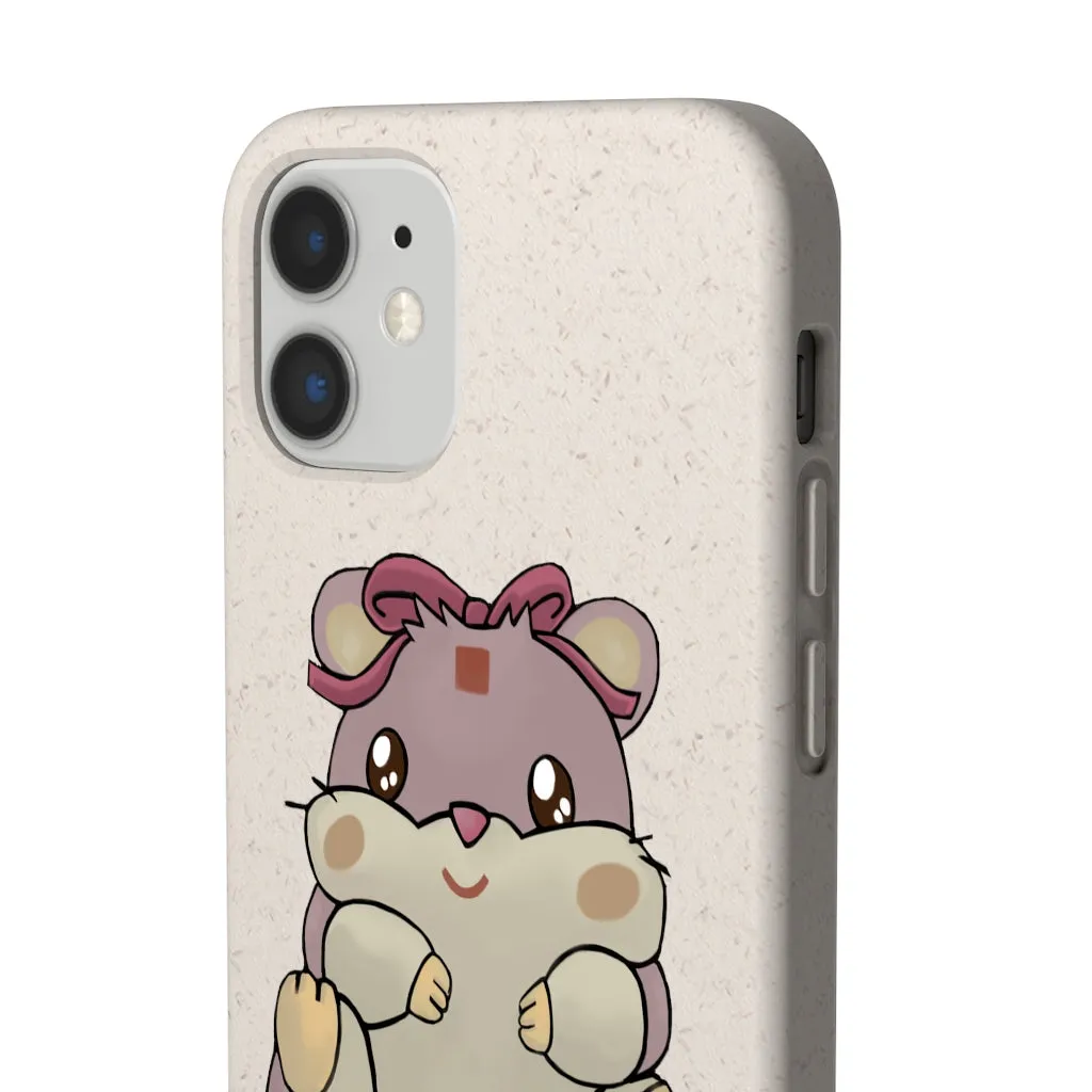 Purple Hamster Biodegradable Case