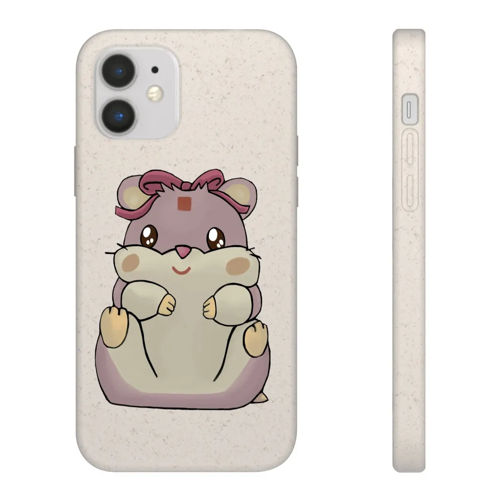 Purple Hamster Biodegradable Case