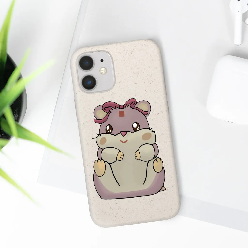 Purple Hamster Biodegradable Case