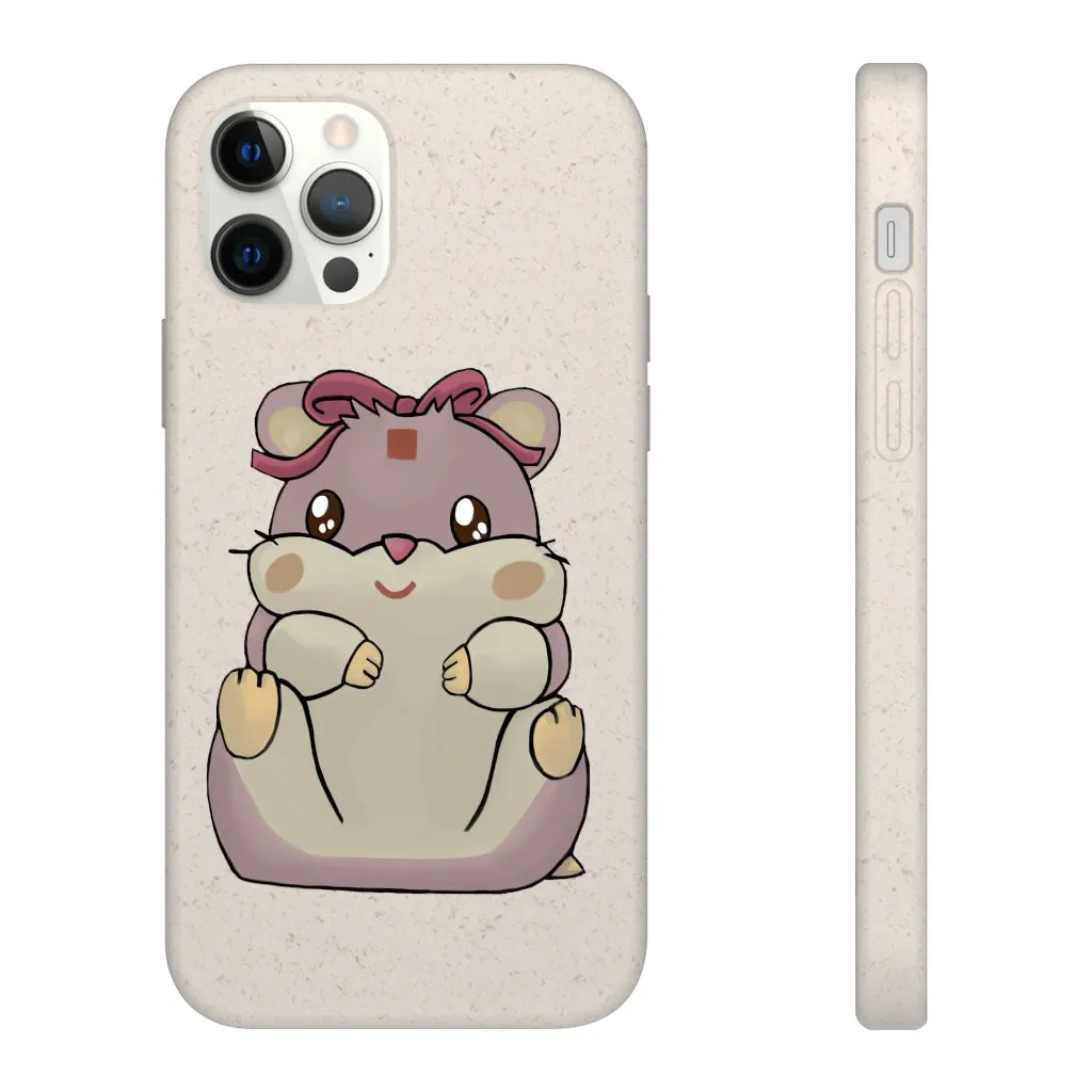 Purple Hamster Biodegradable Case