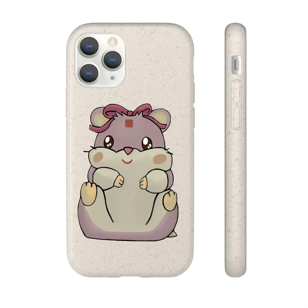 Purple Hamster Biodegradable Case