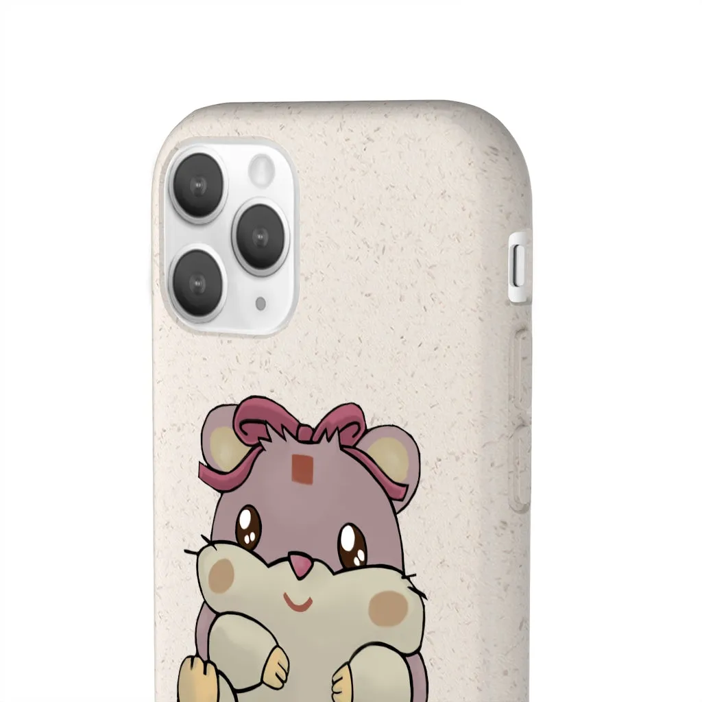 Purple Hamster Biodegradable Case